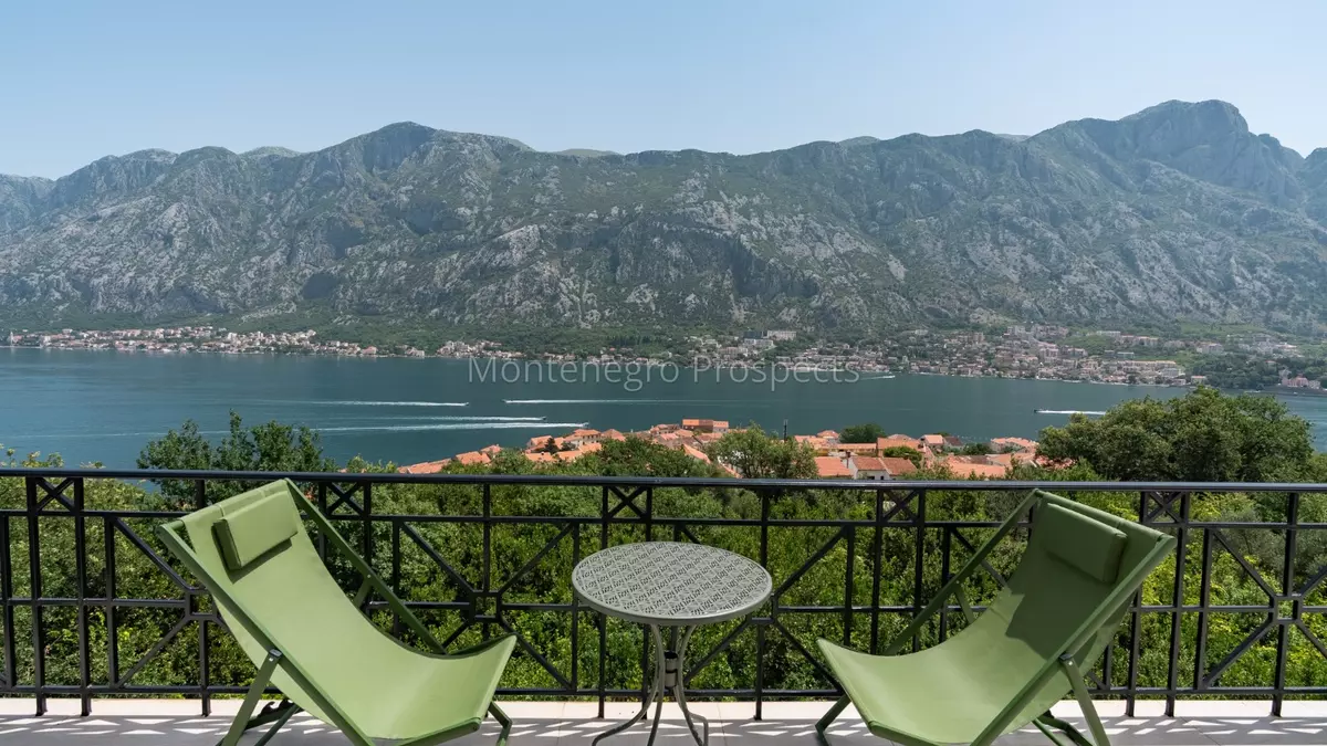 Two bedroom apartment with sea views in prcanj kotor bay 13854 16